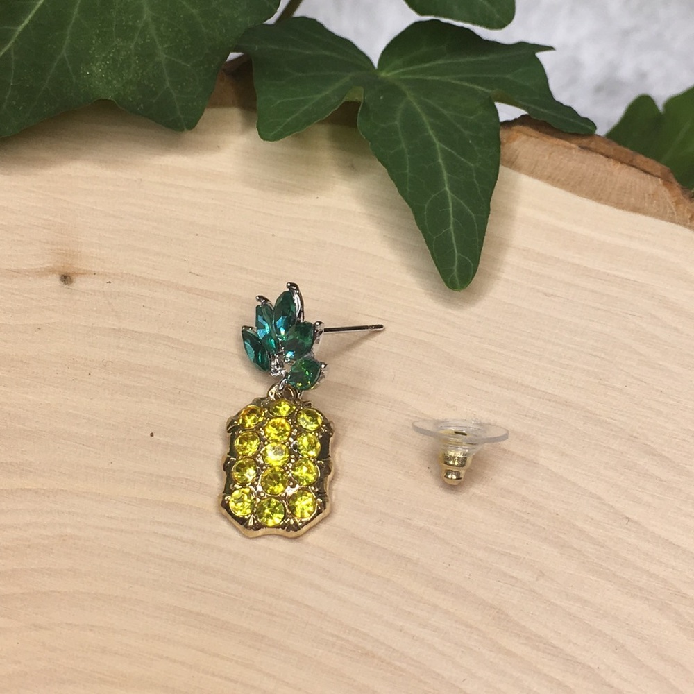 PINEAPPLE EARRINGS (E1) - Picture 6 of 7